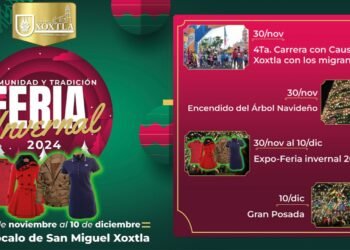 San Miguel Xoxtla anuncia la Feria Invernal 2024
