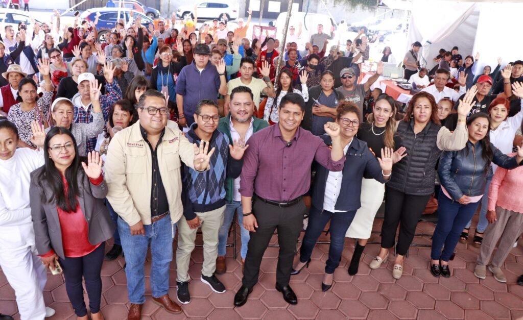 Omar Muñoz encabeza la "Jornada Naranja" en Cuautlancingo para combatir la violencia de género