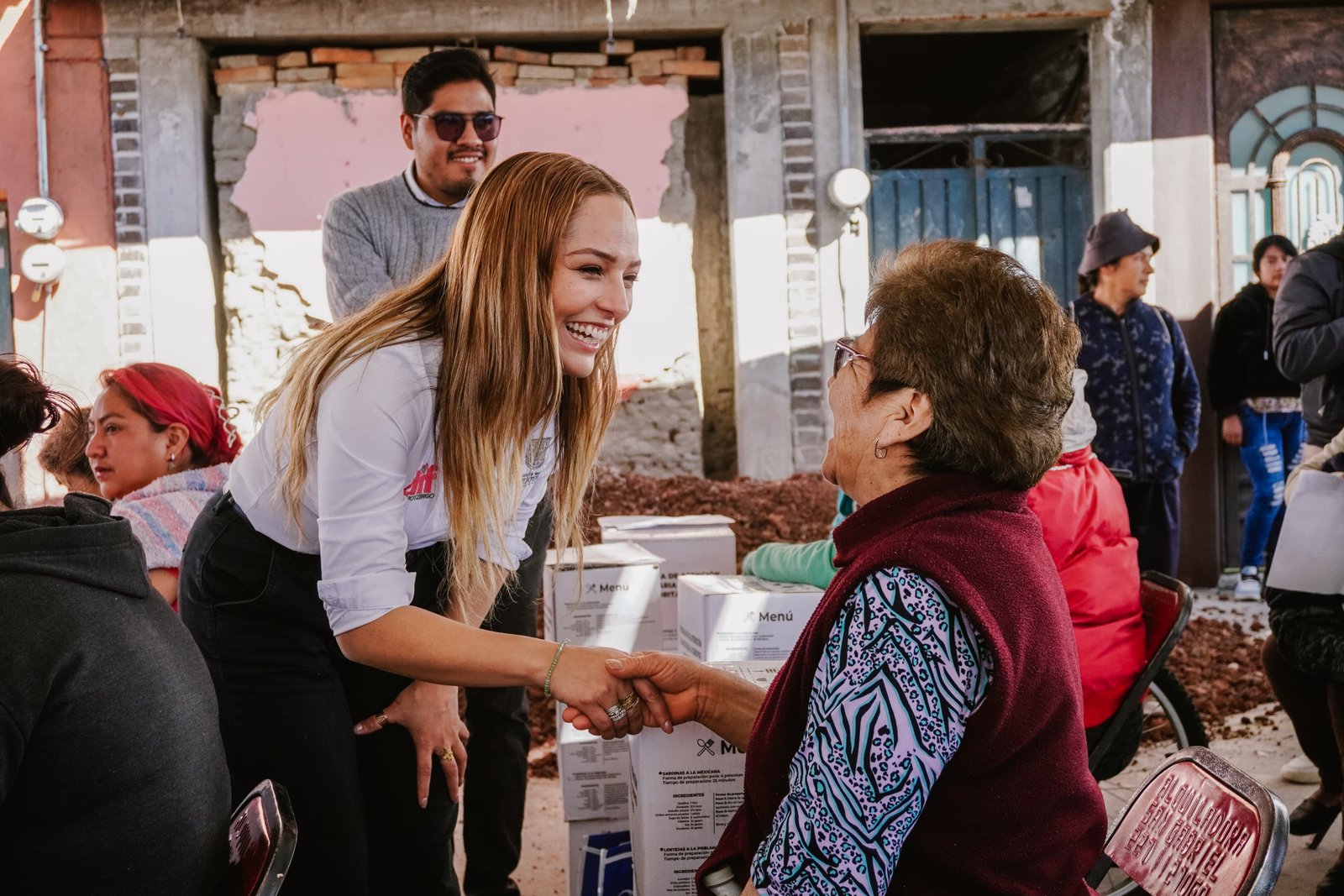 Shamy Spezia entrega Programa de Atención Alimentaria en Huejotzingo