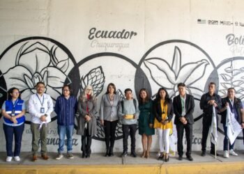Se Inaugura Mural "Todas las flores son bienvenidas" en San Miguel Xoxtla