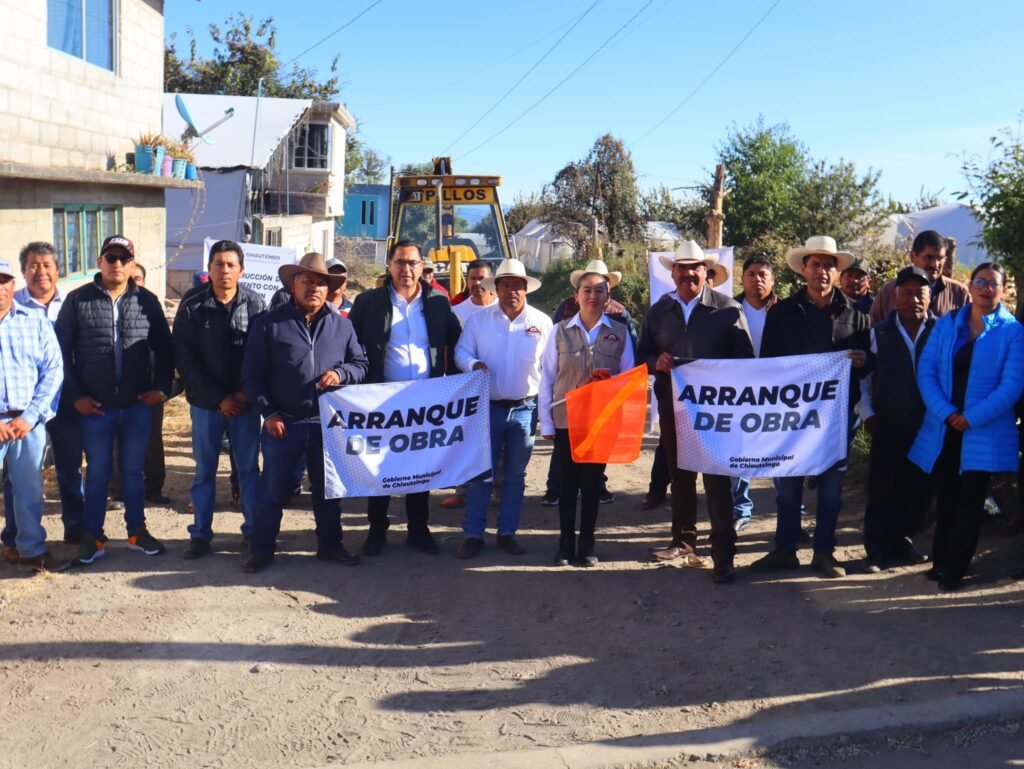 Inicia obra de pavimentación en San Juan Tetla