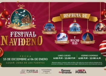 Alejandro Armenta anuncia el Primer Festival Navideño "Por amor a Puebla"