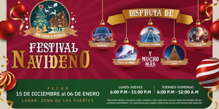 Festival Navideño Por Amor a Puebla: una celebración de magia y tradición