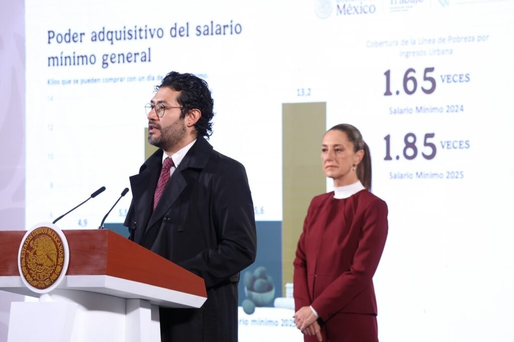 Se aprueba un aumento del 12% al salario mínimo en México para 2025