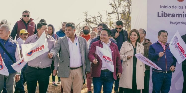 Pepe Cinto acompaña a Armenta en inicio de obras en Huejotzingo