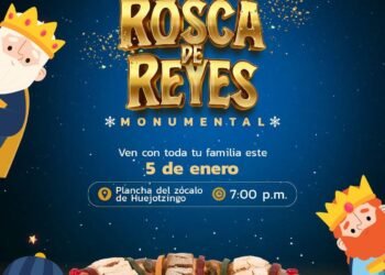 Anuncian partida de rosca monumental en Huejotzingo