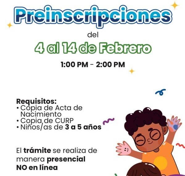 Abren preinscripciones para el Centro de Asistencia Infantil Comunitario en Xoxtla