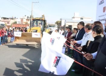 Armenta inicia proyectos de infraestructura y saneamiento en Huejotzingo