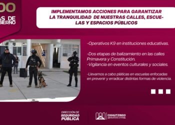 Refuerzan seguridad y orden en Chiautzingo con operativos y acciones preventivas
