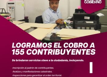 Chiautzingo avanza con el cobro de 155 contribuyentes