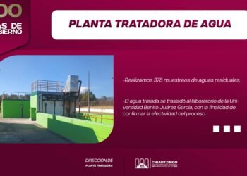 Planta tratadora de agua en Chiautzingo mantiene óptimos niveles de calidad