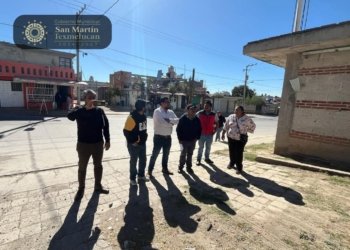 Autoridades supervisan solicitudes de obra pública en Texmelucan