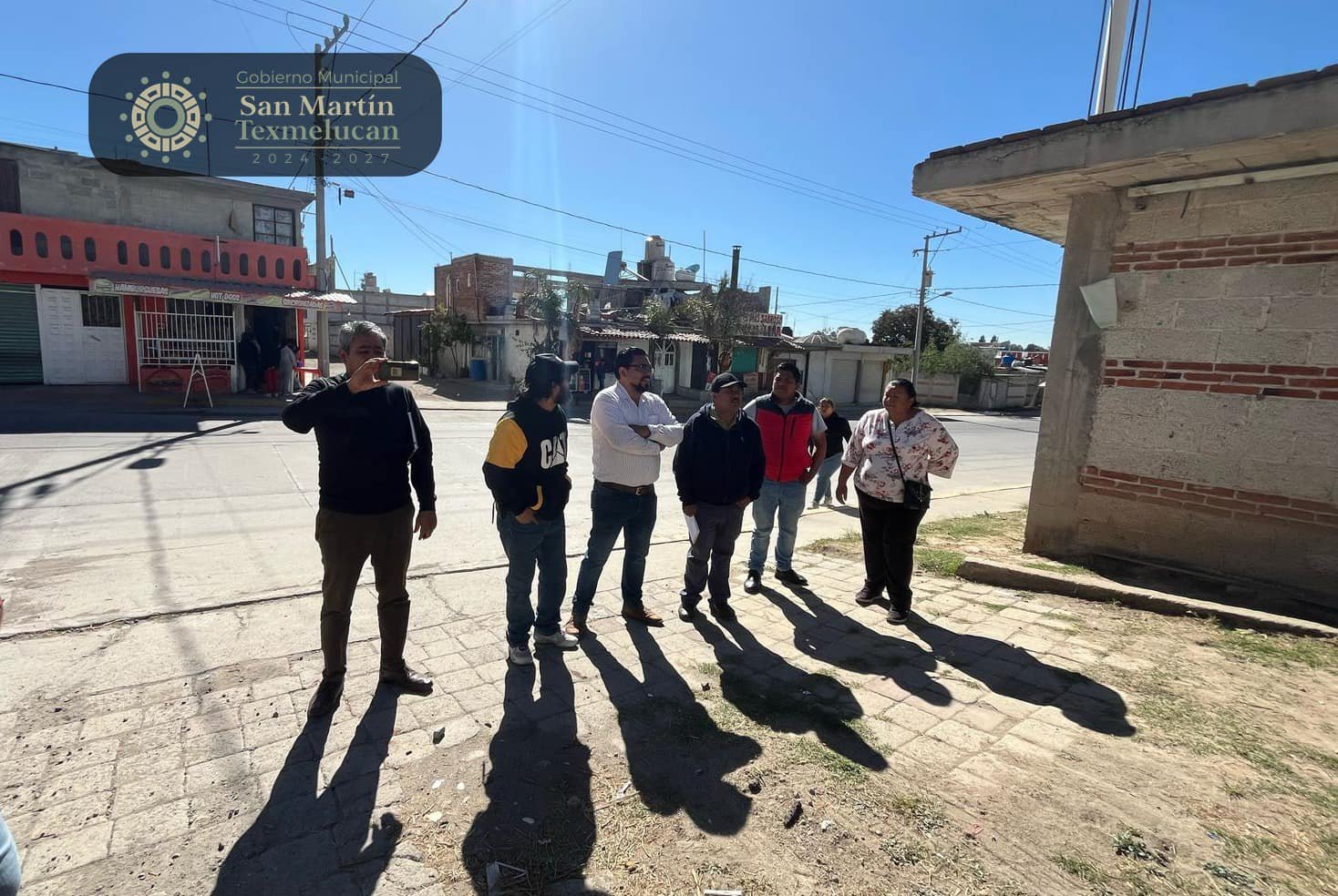 Autoridades supervisan solicitudes de obra pública en Texmelucan