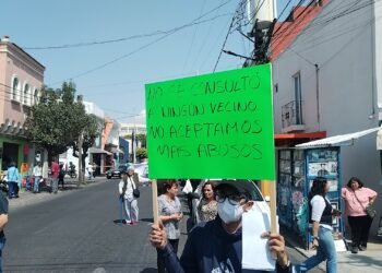 Vecinos de Chulavista se manifiestan contra la ampliación de parquímetros