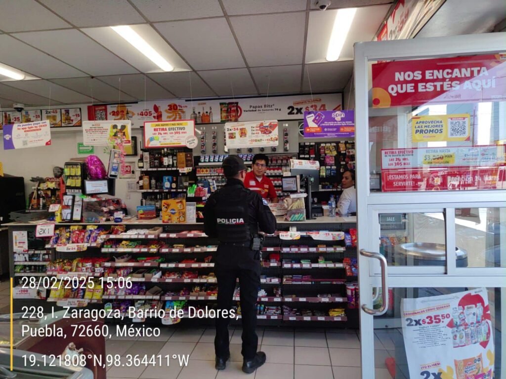 Refuerzan seguridad en comercios con operativo en Juan C. Bonilla