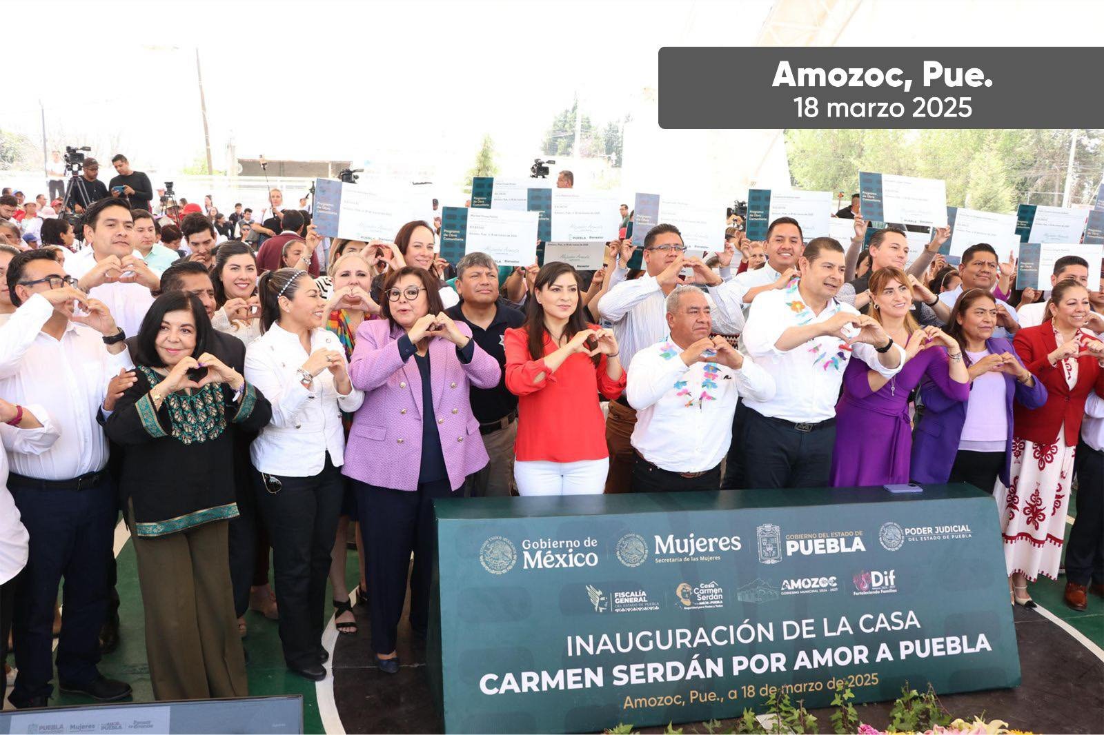 Alejandro Armenta inaugura "Casa Carmen Serdán" en Amozoc