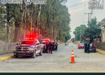 Operativo interregional Tlaxcala-Xoxtla refuerza seguridad en Xoxtla