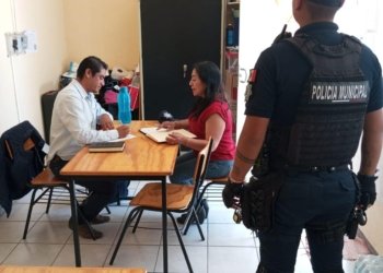 Refuerzan seguridad en instituciones educativas en Juan C. Bonilla