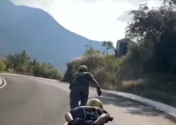Detención de jóvenes por practicar Downhill en Ocoyucan genera controversia