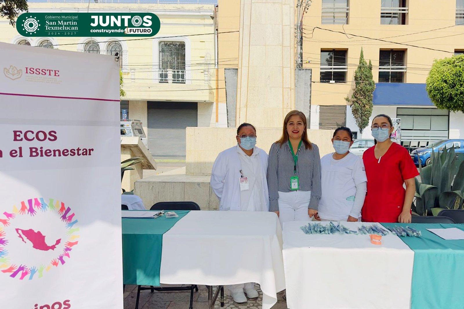 Texmelucan impulsa jornada de salud en el zócalo