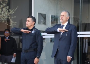 Rinden homenaje a elementos de seguridad caídos en cumplimiento de su deber en Puebla