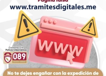 Detectan sitio falso para trámites de actas de nacimiento