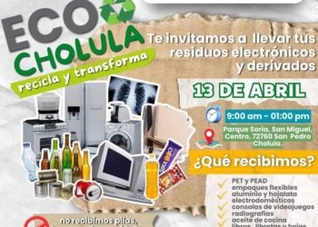 EcoCholula impulsa el reciclaje con nueva jornada ambiental en San Pedro Cholula