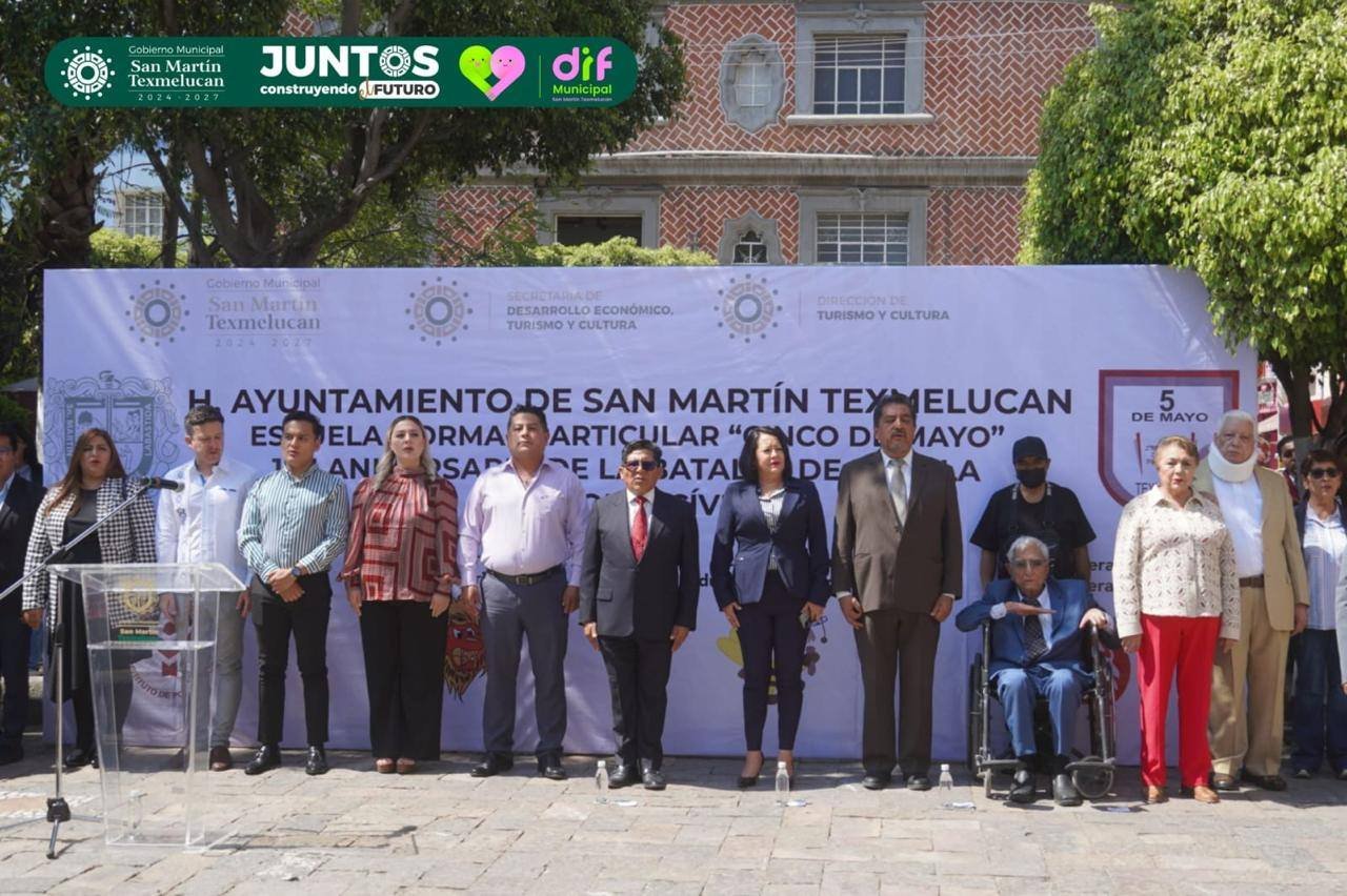 Chiautzingo conmemora el 163 Aniversario de la Batalla de Puebla