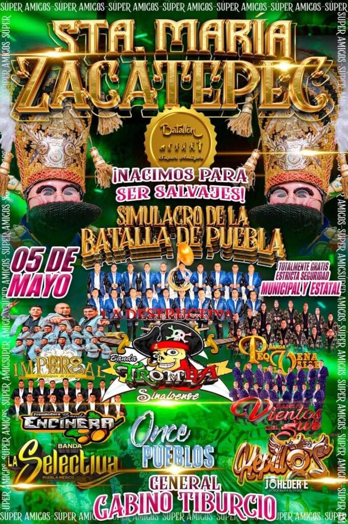 Pepe Cinto conmemora la Batalla de Puebla en Juan C. Bonilla