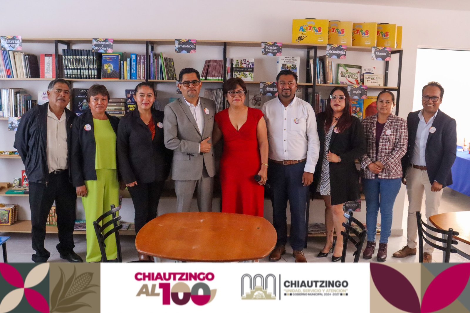 Ayuntamiento de Chiautzingo inagura nueva biblioteca en el Instituto Pedagógico Bicentenario