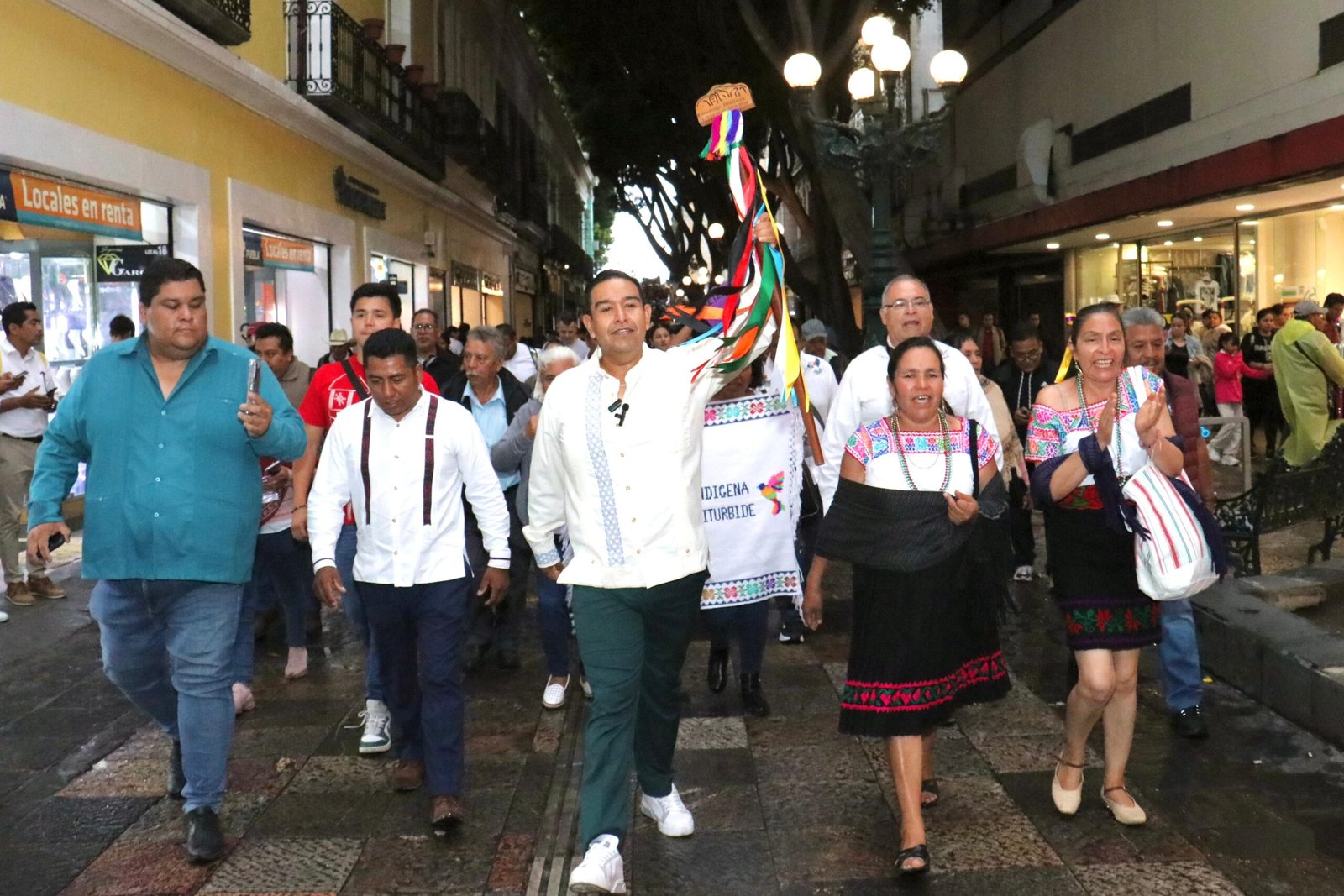 Antonio Sorela cierra campaña con caminata simbólica y llamado a la justicia para los pueblos originarios
