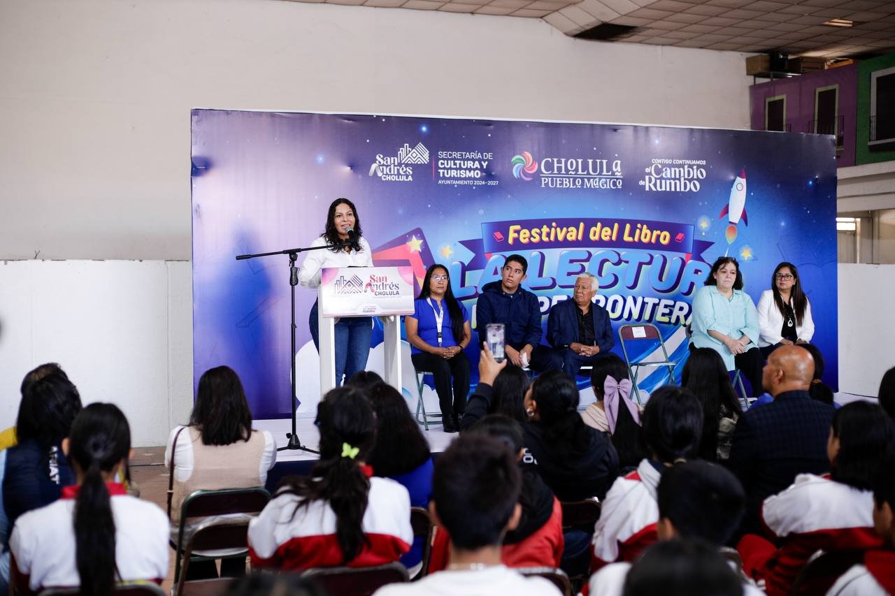 San Andrés Cholula impulsa la lectura con su Primer Festival del Libro: “La Lectura Rompe Fronteras”