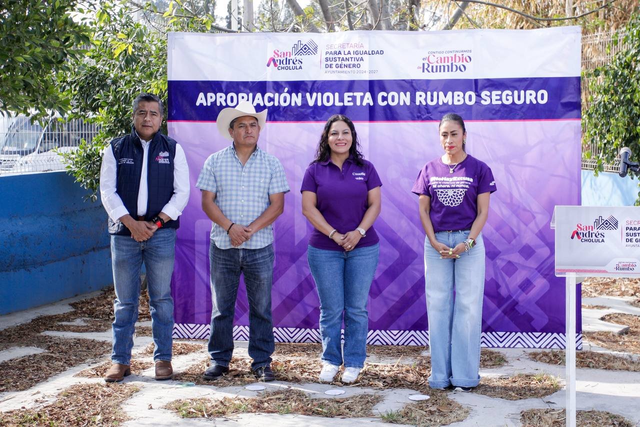 San Andrés Cholula impulsa recuperación de espacios públicos con enfoque de género