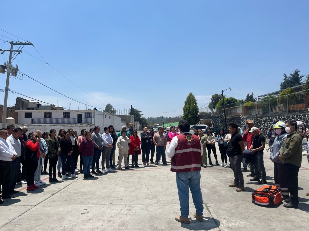 Tlahuapan participa en el Simulacro Nacional 2025