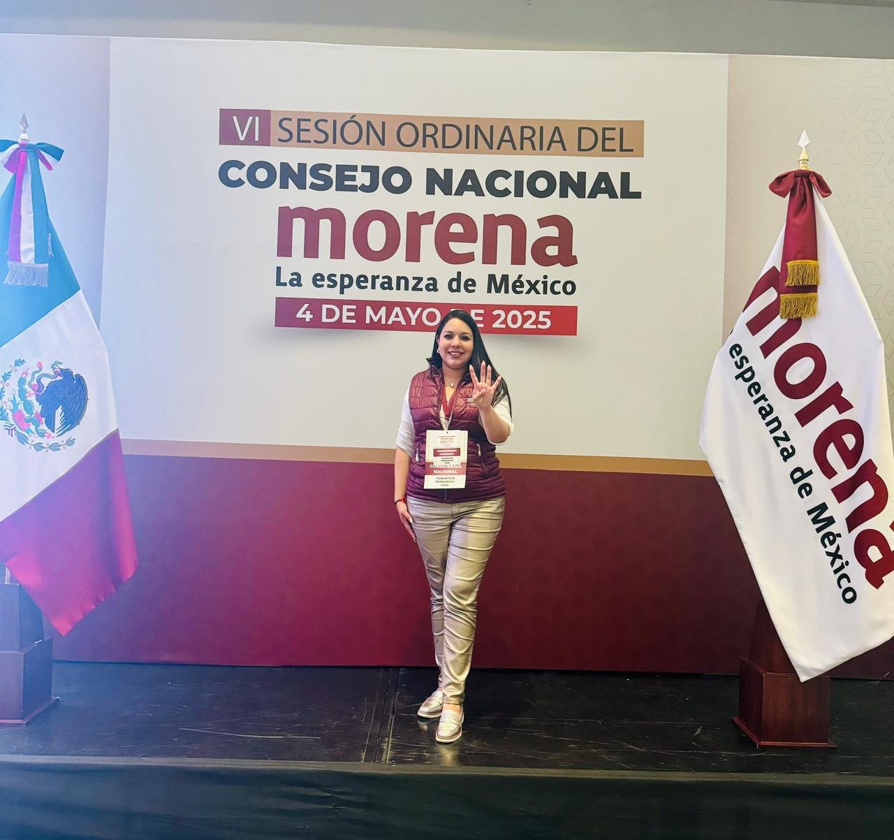 Tonantzin Fernandez a favor del cero nepotismo dentro de MORENA