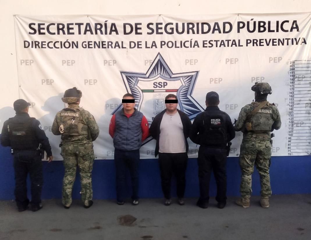 SSP y SEMAR detienen a dos hombres por transportar gas LP ilegal