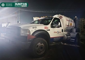 Autoridades aseguran vehículos y equipo usado para robo de gas en Tepatlaxco