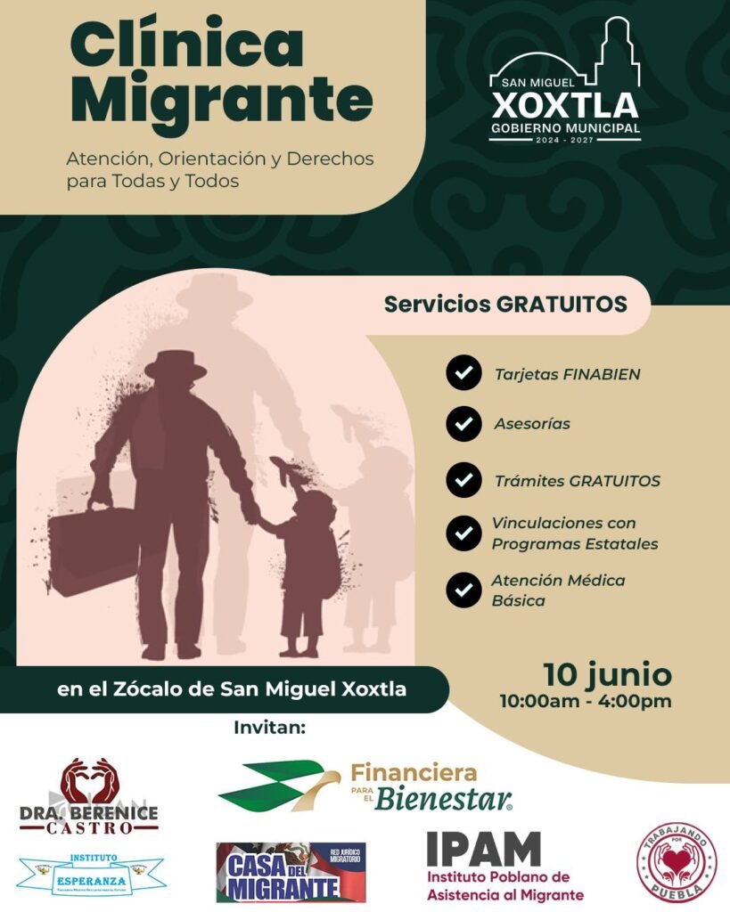 Xoxtla abre puertas a migrantes con clínica de atención integral