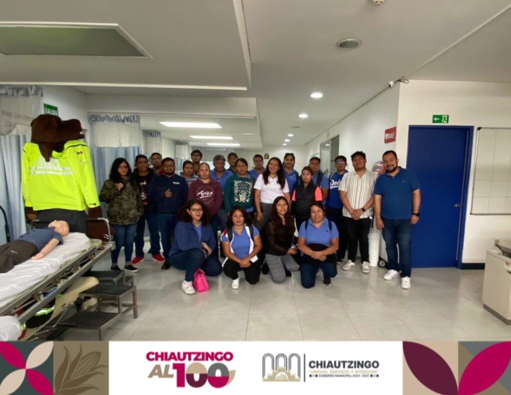 Chiautzingo fortalece atención prehospitalaria con capacitación especializada
