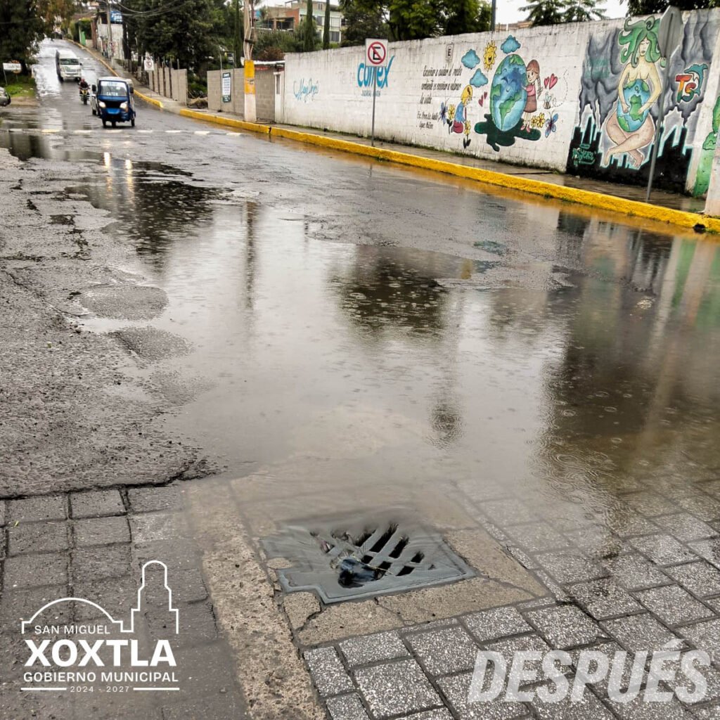 Xoxtla refuerza infraestructura pluvial con mantenimiento preventivoXoxtla refuerza infraestructura pluvial con mantenimiento preventivo