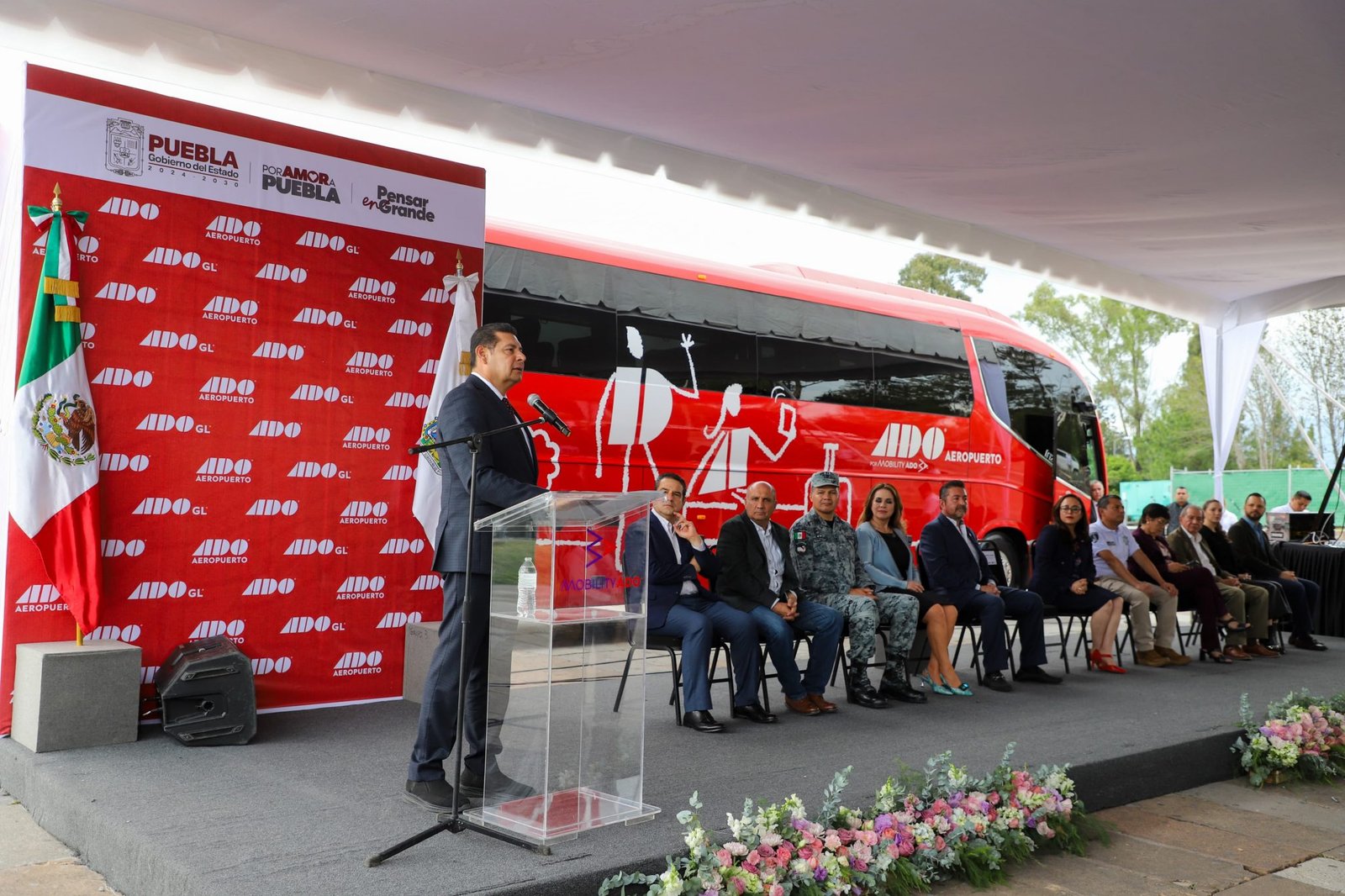 ADO impulsa la movilidad en Puebla con nuevas unidades de transporte