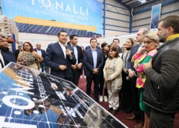 Cumple Armenta compromiso de campaña al inaugurar la Fábrica de Paneles Solares “Tonalli”