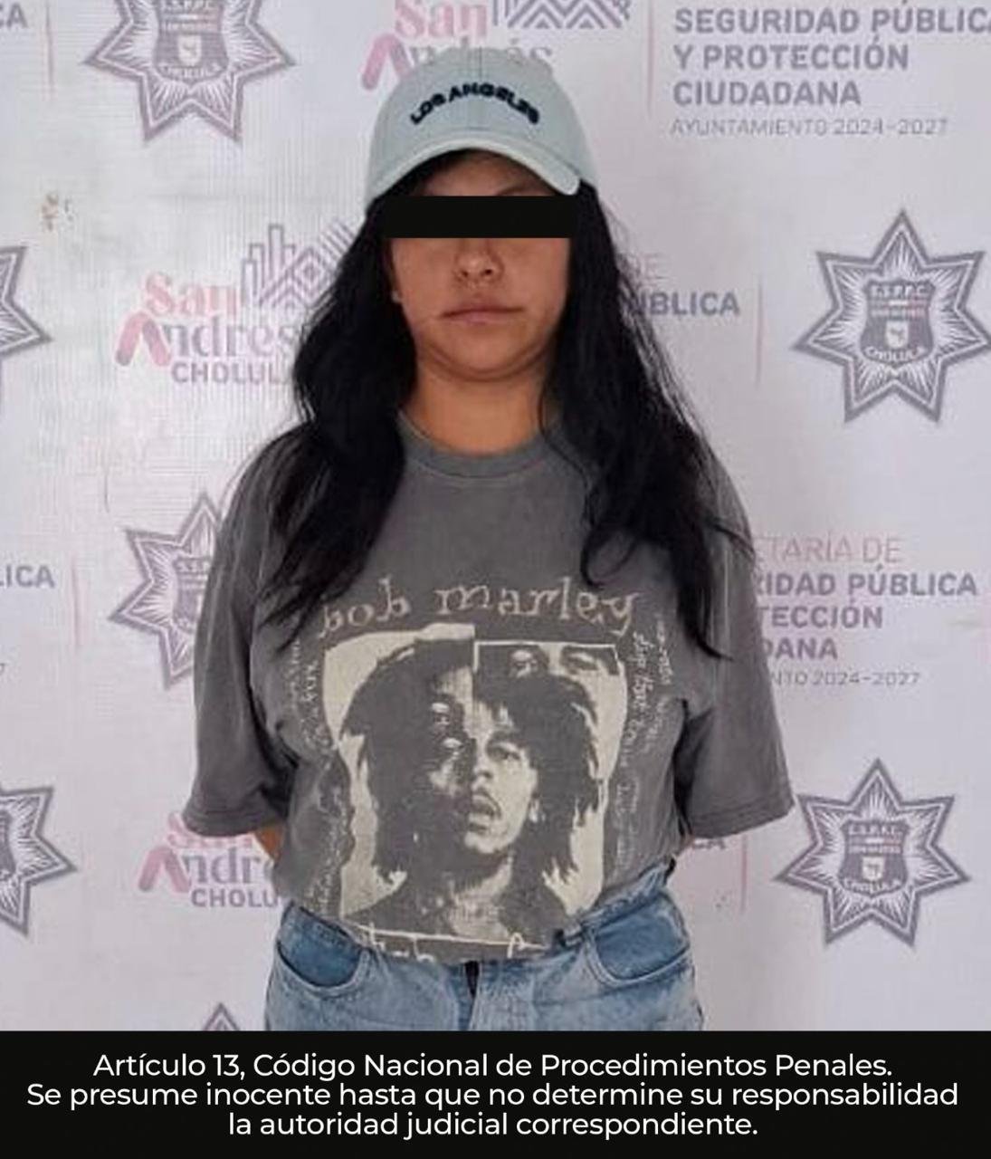 Detienen a mujer por presunto robo a comercio en San Andrés Cholula
