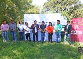 Encabeza Omar Muñoz jornada de reforestación en San Lorenzo Almecatla