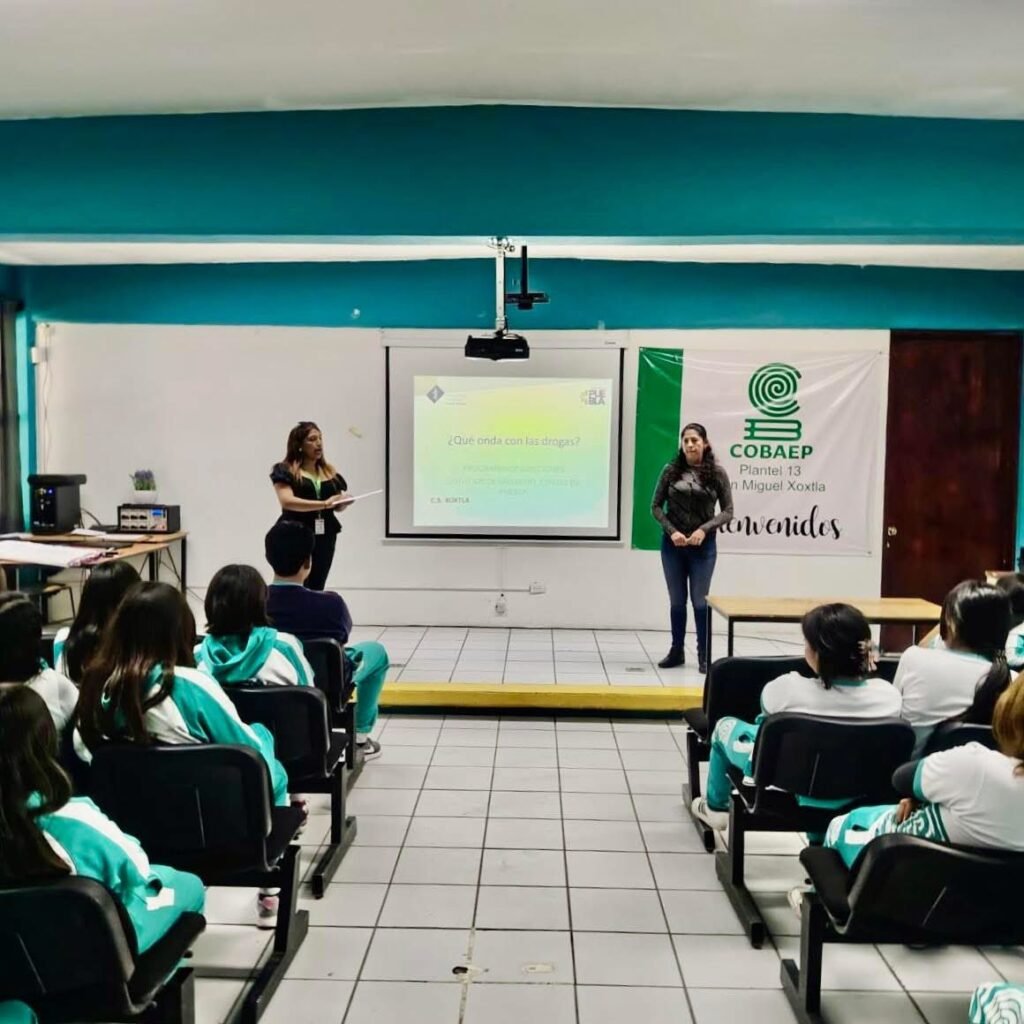 Xoxtla impulsa jornadas de prevención de adicciones y suicidio en escuelas