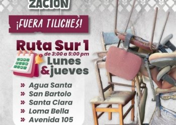 Campaña de descacharrización limpia cinco colonias del sur de Puebla