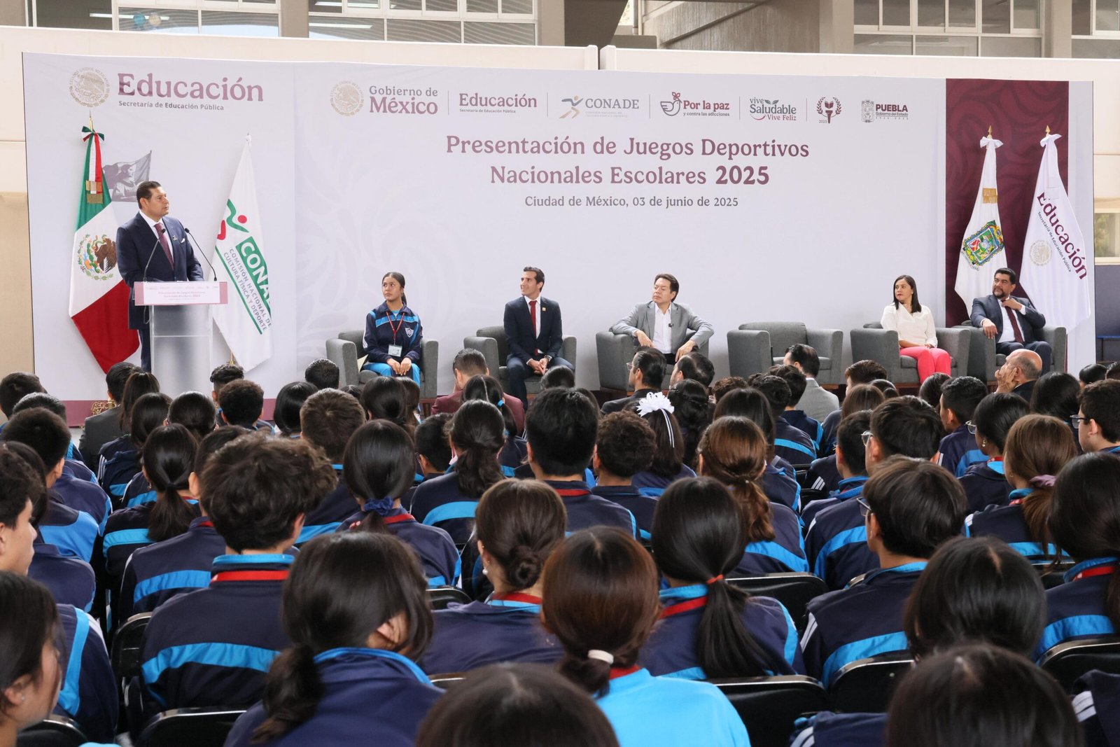 Puebla será sede de los Juegos Deportivos Nacionales Escolares 2025