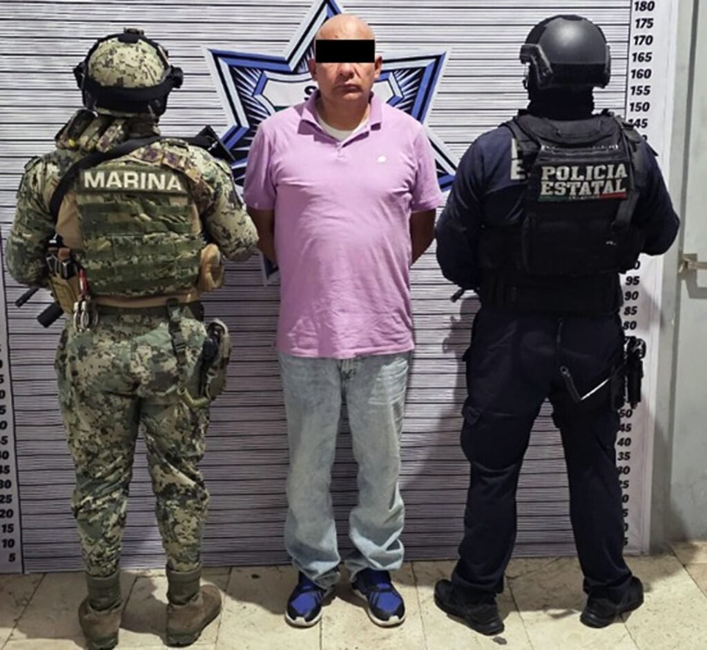 Cae presunto extorsionador y ladrón en operativo de SSP y Marina en Puebla