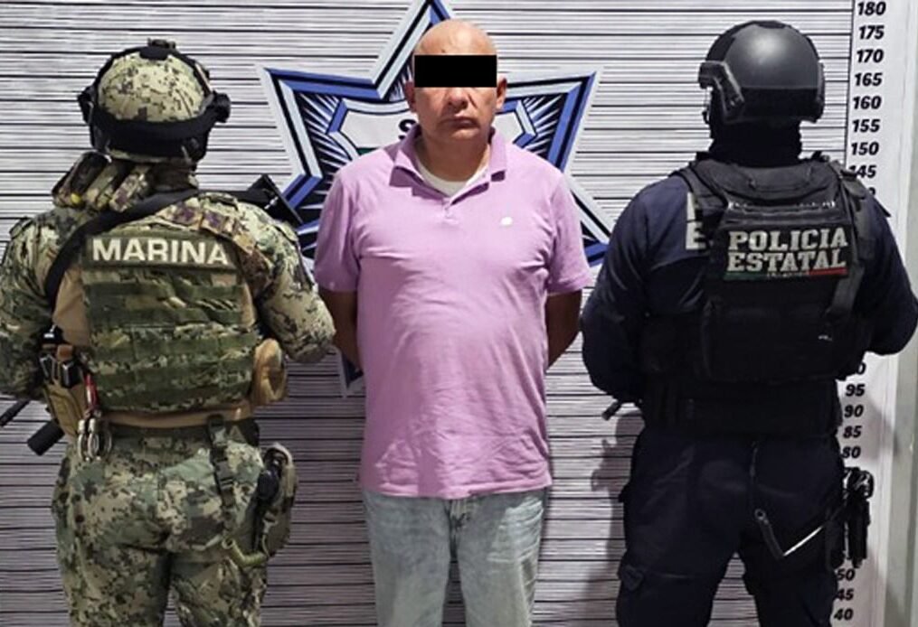 Cae presunto extorsionador y ladrón en operativo de SSP y Marina en Puebla