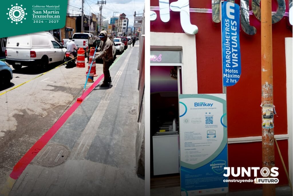 Texmelucan ajusta reglas de parquímetros y establece espacios exclusivos para motocicletas